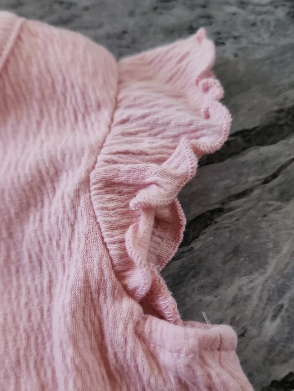 Carters Baby Girl Pink Romper, Size 12 Months